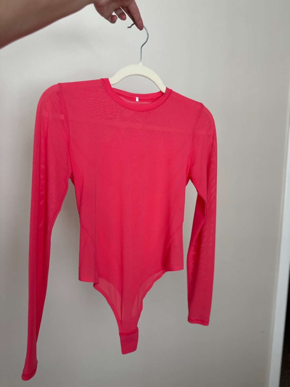 Lululemon Wundermost Nulu Mesh Long-Sleeve Crewneck Bodysuit - Picture 8 of 13